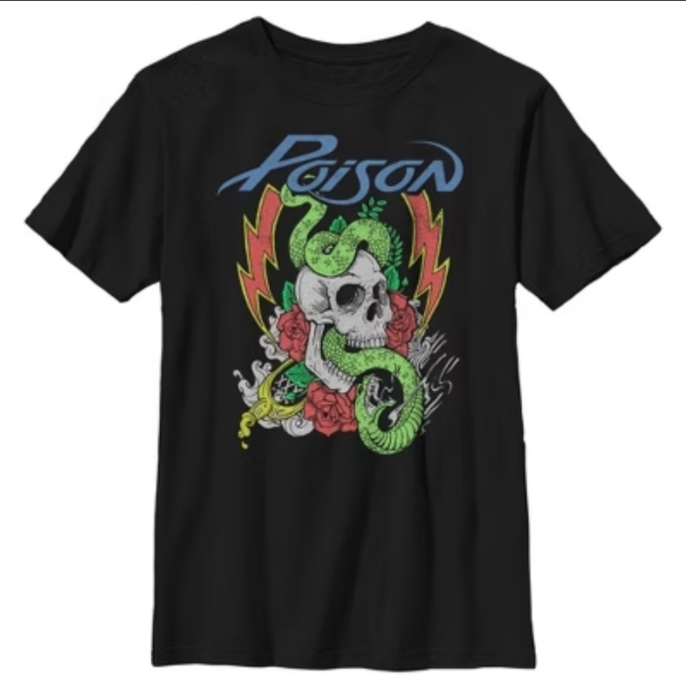 Black Graphic Poison Tshirt
